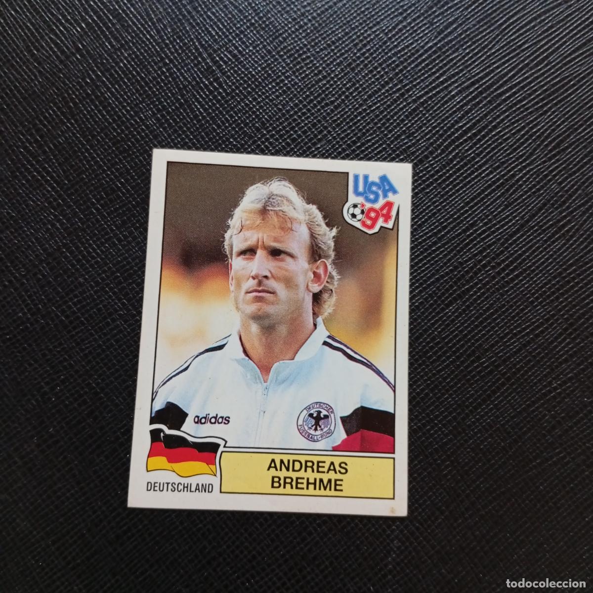 Cromos de f&uacute;tbol: 173 ANDREAS BREHME ALEMANIA PANINI MUNDIAL USA 94 CROMO FUTBOL 1994 - SIN PEGAR - A57 PG514