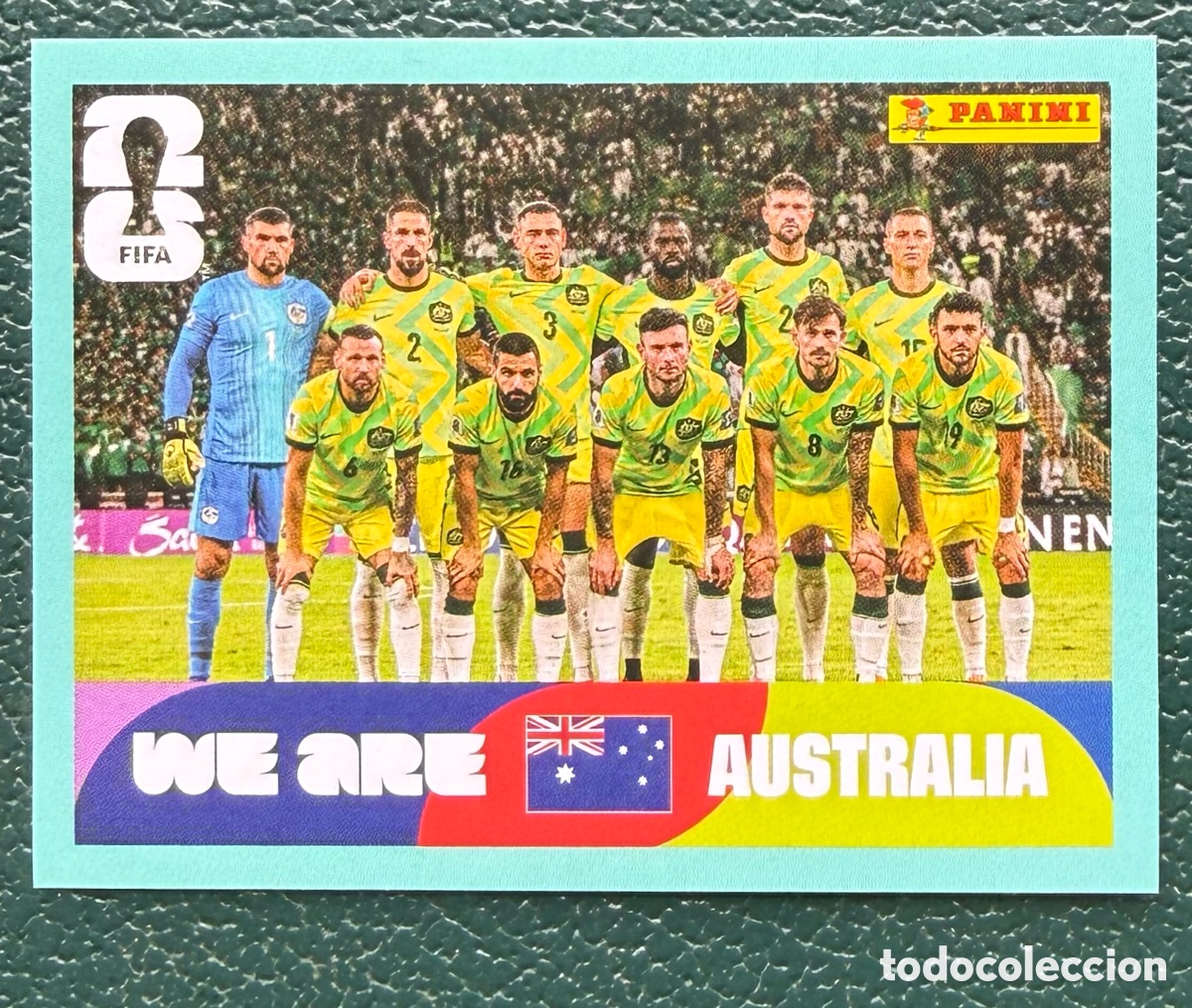 Cromos de Futebol: AUS 13 ALINEACION AUSTRALIA CROMOS ALBUM FIFA WORLD CUP MUNDIAL 2026 PANINI