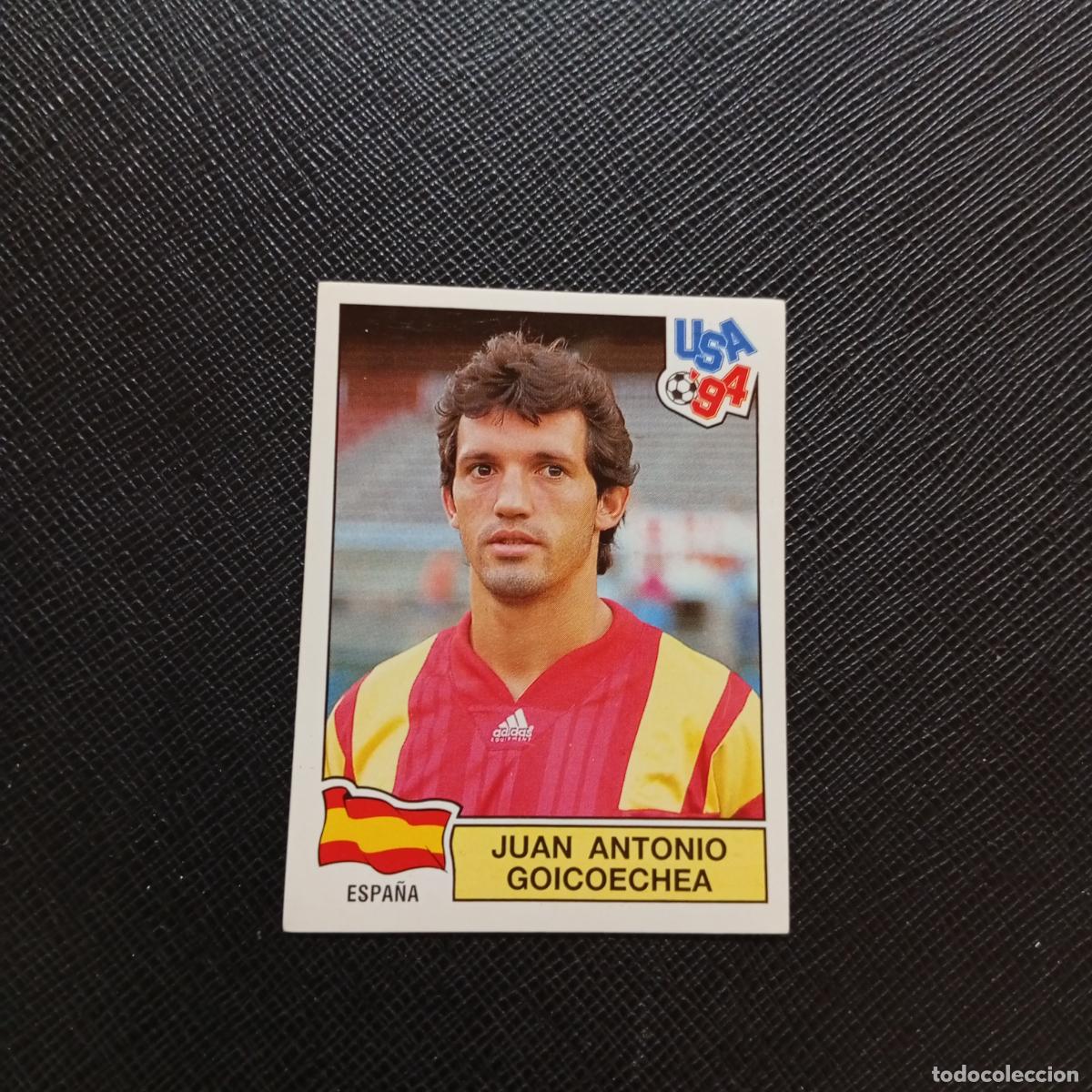 Cromos de f&uacute;tbol: 202 GOICOECHEA ESPA&Ntilde;A PANINI MUNDIAL USA 94 CROMO FUTBOL 1994 - SIN PEGAR - A48 PG5