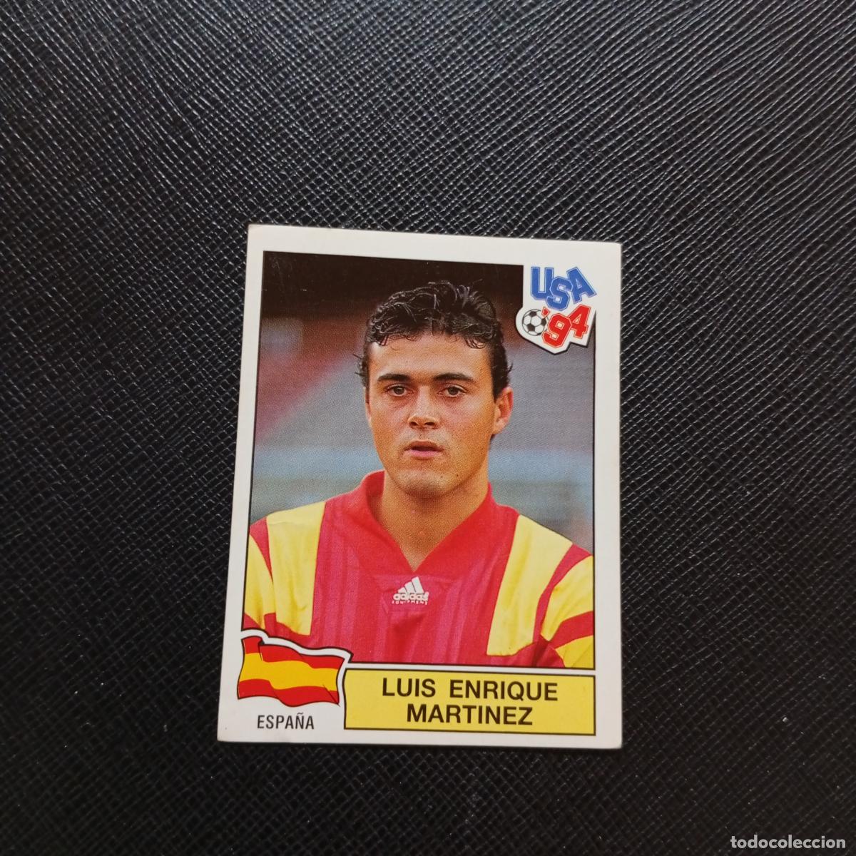Cromos de f&uacute;tbol: 201 LUIS ENRIQUE ESPA&Ntilde;A PANINI MUNDIAL USA 94 CROMO FUTBOL 1994 - SIN PEGAR - A48 PG5