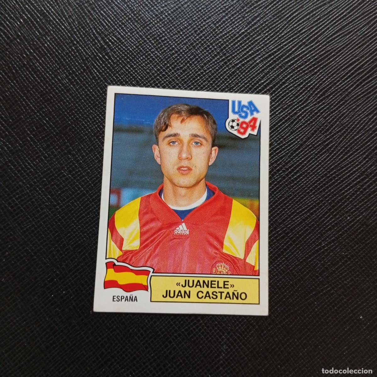 Cromos de f&uacute;tbol: 204 JUANELE ESPA&Ntilde;A PANINI MUNDIAL USA 94 CROMO FUTBOL 1994 - SIN PEGAR - A48 PG10