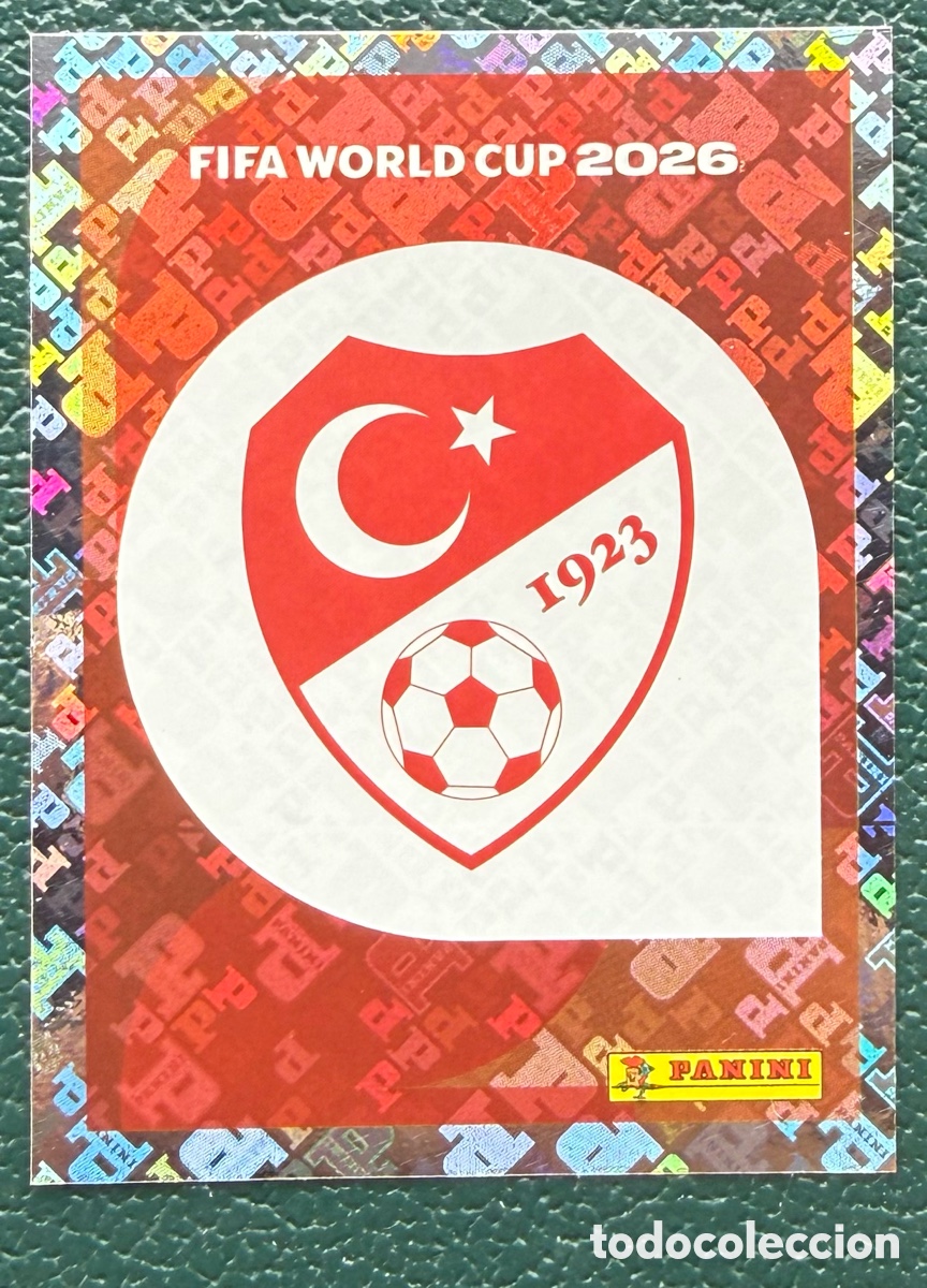 Cromos de Futebol: TUR 1 ESCUDO TURQUIA CROMOS ALBUM FIFA WORLD CUP MUNDIAL 2026 PANINI