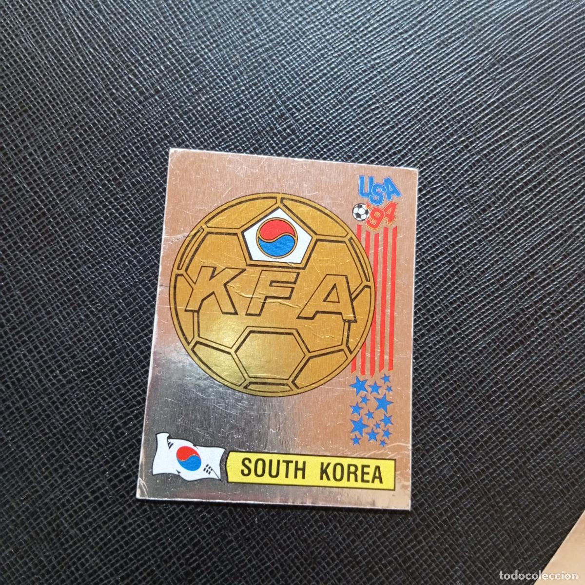 Cromos de f&uacute;tbol: 210 ESCUDO KOREA PANINI MUNDIAL USA 94 CROMO FUTBOL 1994 - SIN PEGAR - A48 PG16
