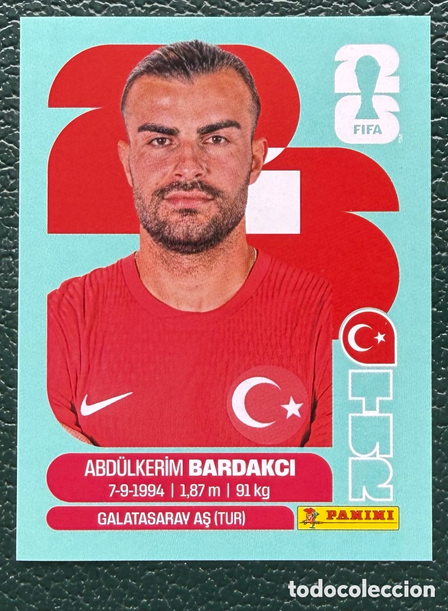 Cromos de Futebol: TUR 5 ABDULKERIM BARDAKCI TURQUIA CROMOS ALBUM FIFA WORLD CUP MUNDIAL 2026 PANINI