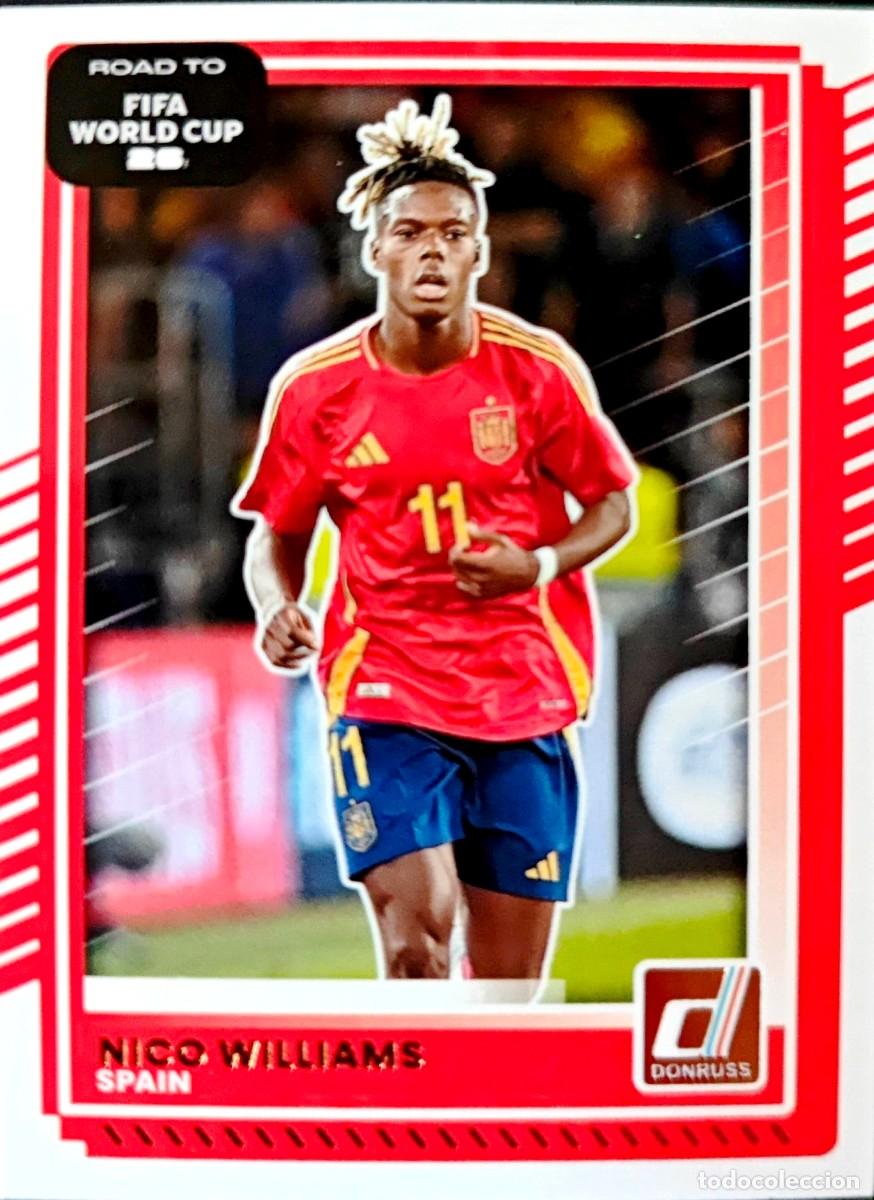 Cromos de f&uacute;tbol: 12 Nico Williams - Athletic Club Bilbao - PANINI Donruss Road to FIFA World Cup 2025 2026 25 26