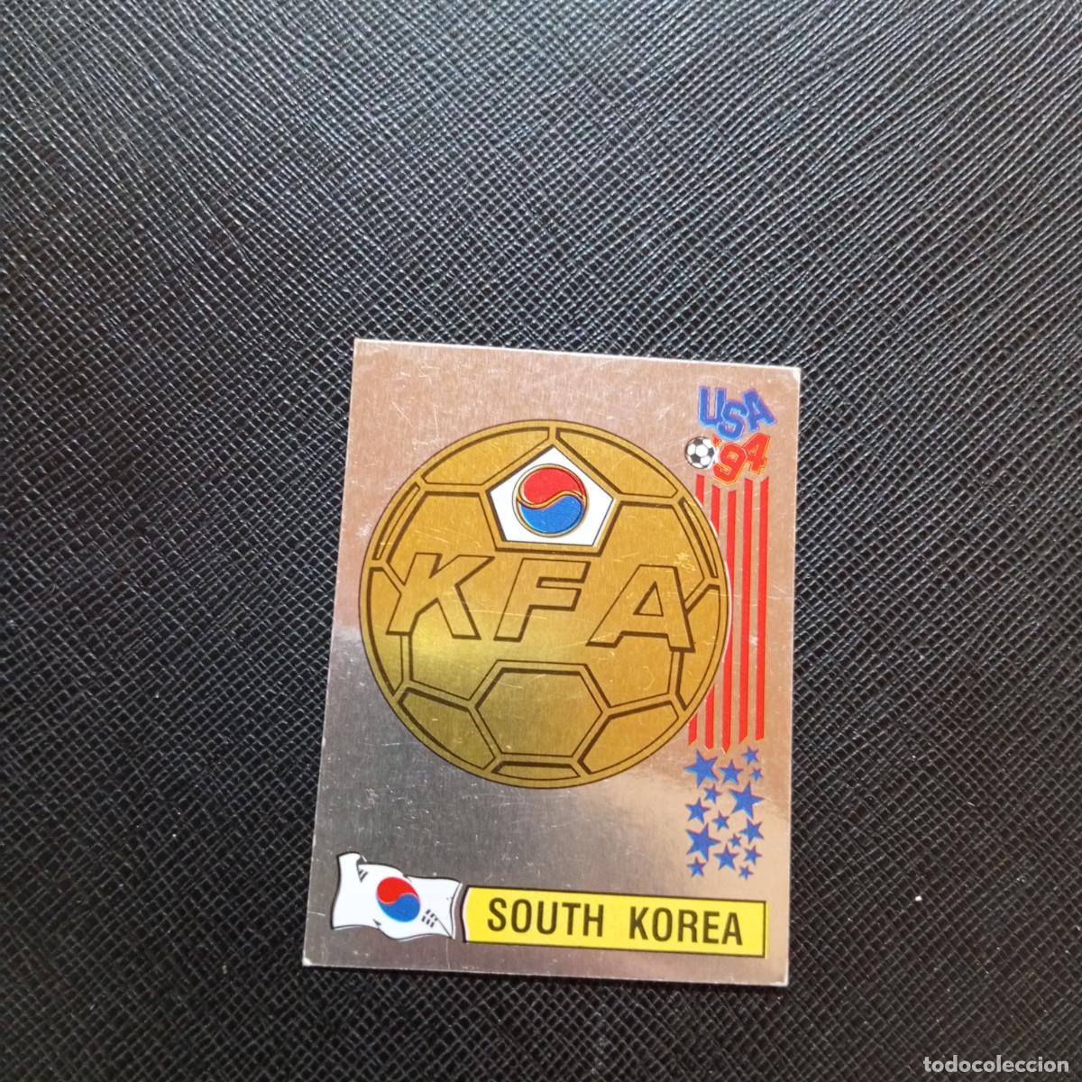 Cromos de f&uacute;tbol: 210 ESCUDO KOREA PANINI MUNDIAL USA 94 CROMO FUTBOL 1994 - SIN PEGAR - A48 PG17