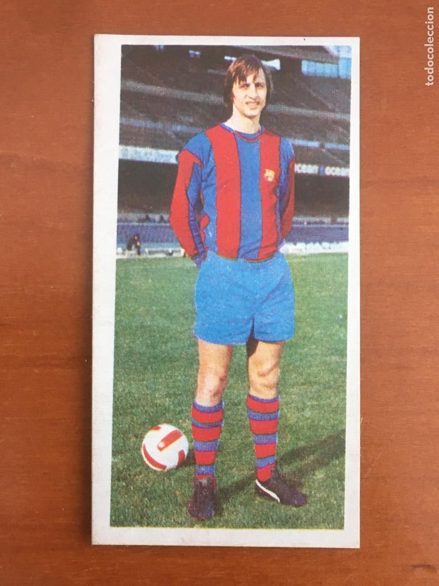 Cromos de f&uacute;tbol: johan cruyff futbol club barcelona liga 75 76 1975 1976 ediciones este nunca pegado nuevo de sobre