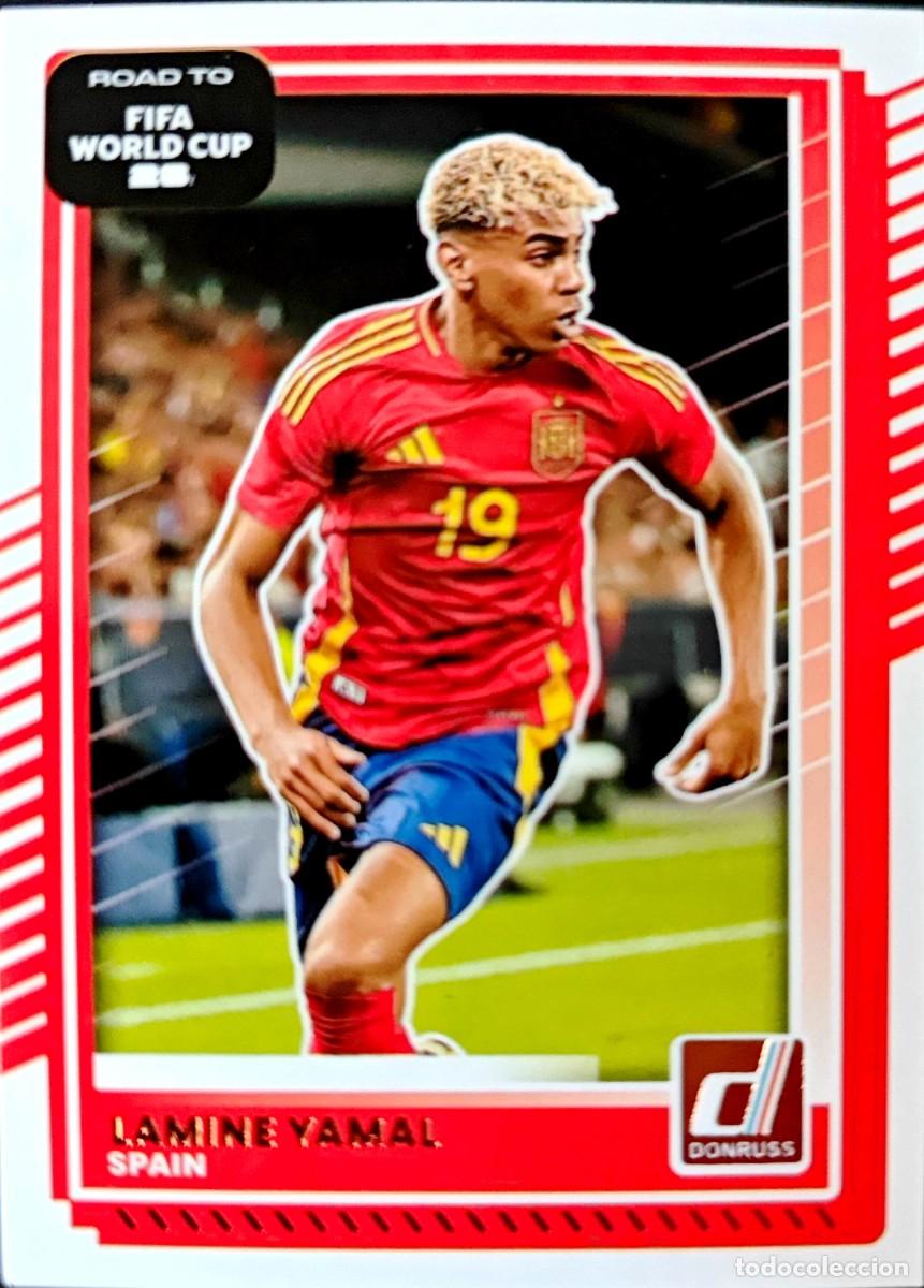 Cromos de f&uacute;tbol: 10 Lamine Yamal - FC Barcelona - PANINI Donruss Road to FIFA World Cup 2025 2026 25 26