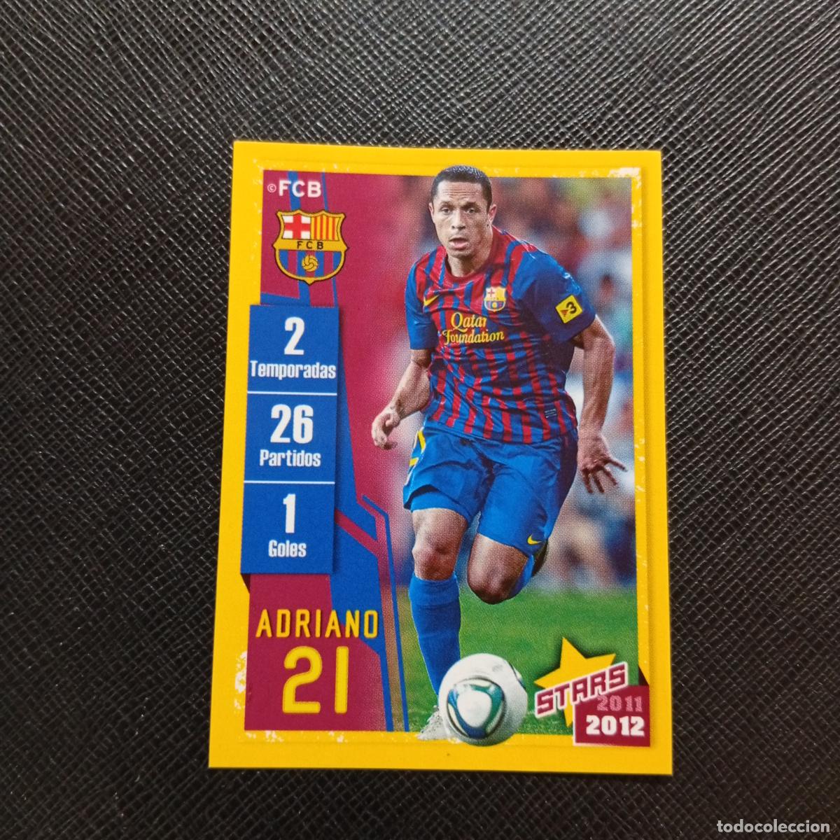 Cromos de f&uacute;tbol: 65 ADRIANO BARCELONA PANINI COLECCION OFICIAL 2011 2012 CROMO 11 12 - SIN PEGAR - A48 PG18