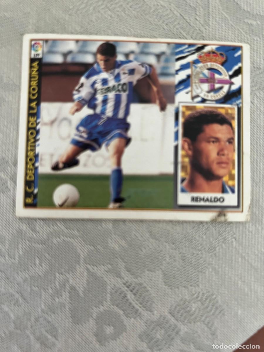 Cromos de f&uacute;tbol: RENALDO BAJA DEPORTIVO BAJA COLOCA SIN PEGAR EDICIONES ESTE 97 98 1997 1998