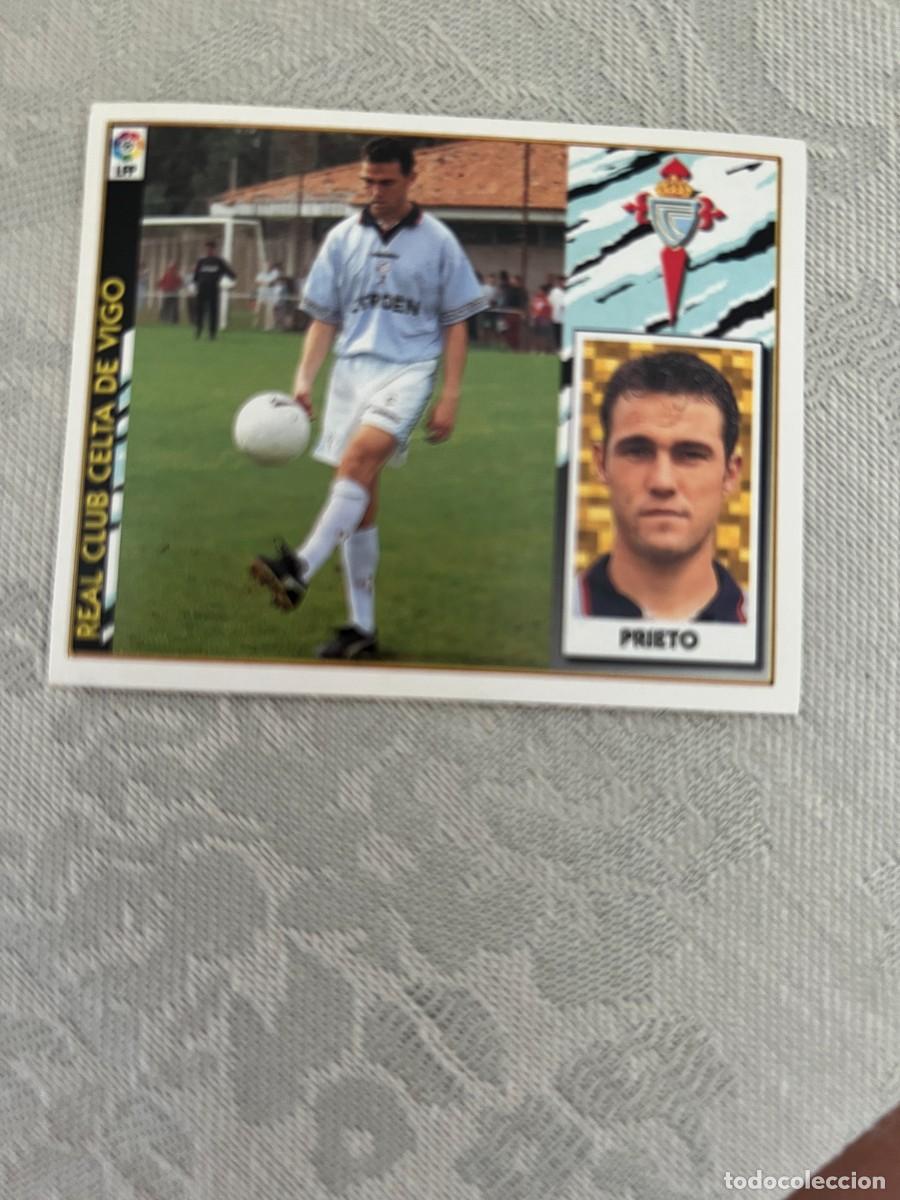 Cromos de f&uacute;tbol: PRIETO CELTA BAJA COLOCA SIN PEGAR EDICIONES ESTE 97 98 1997 1998
