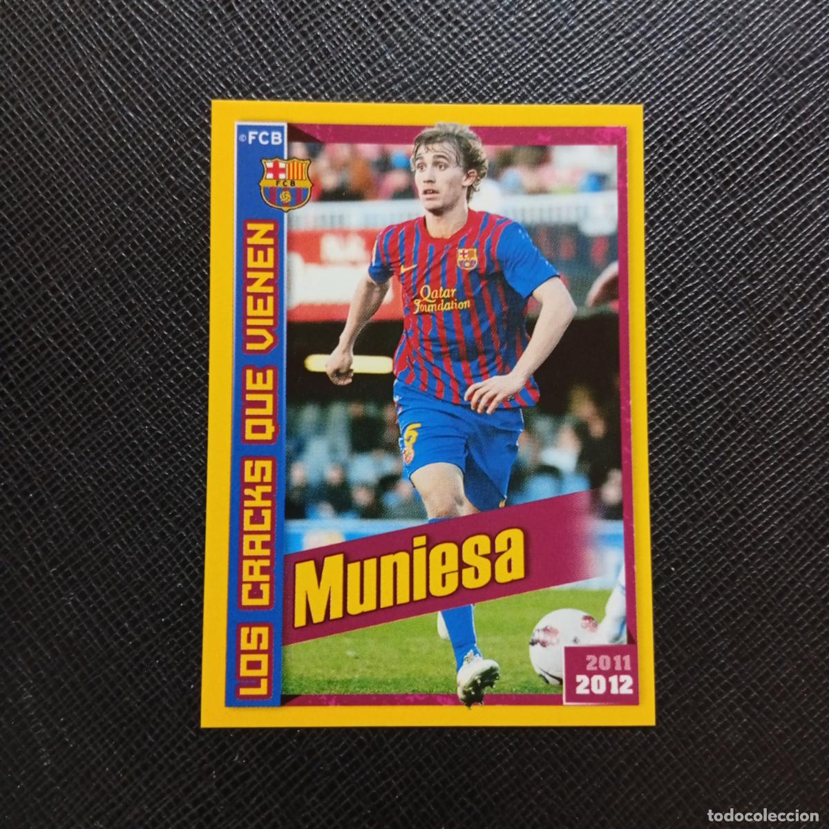 Cromos de f&uacute;tbol: 188 MUNIESA BARCELONA PANINI COLECCION OFICIAL 2011 2012 CROMO 11 12 - SIN PEGAR - A48 PG22