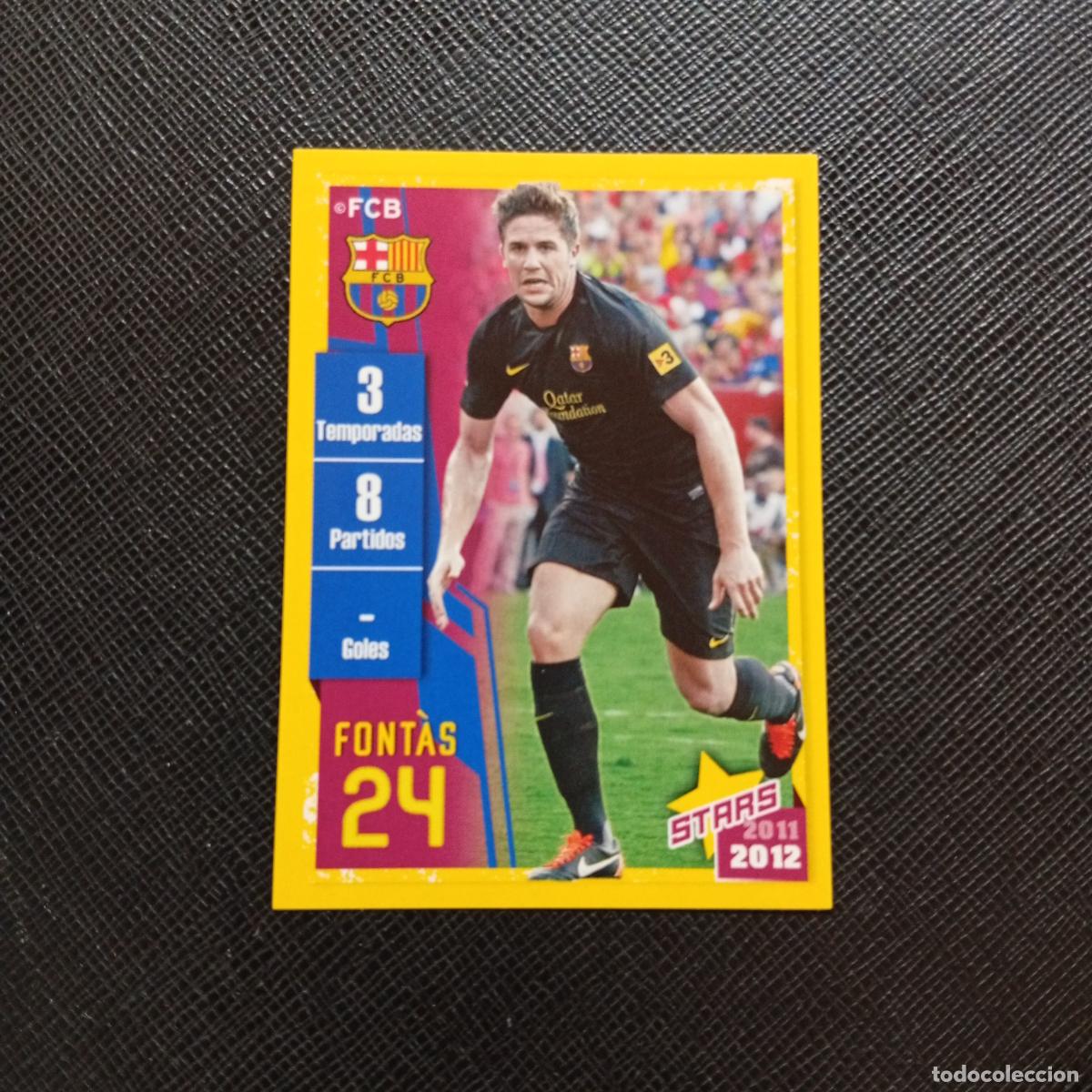 Cromos de f&uacute;tbol: 53 FONTAS BARCELONA PANINI COLECCION OFICIAL 2011 2012 CROMO 11 12 - SIN PEGAR - A48 PG26