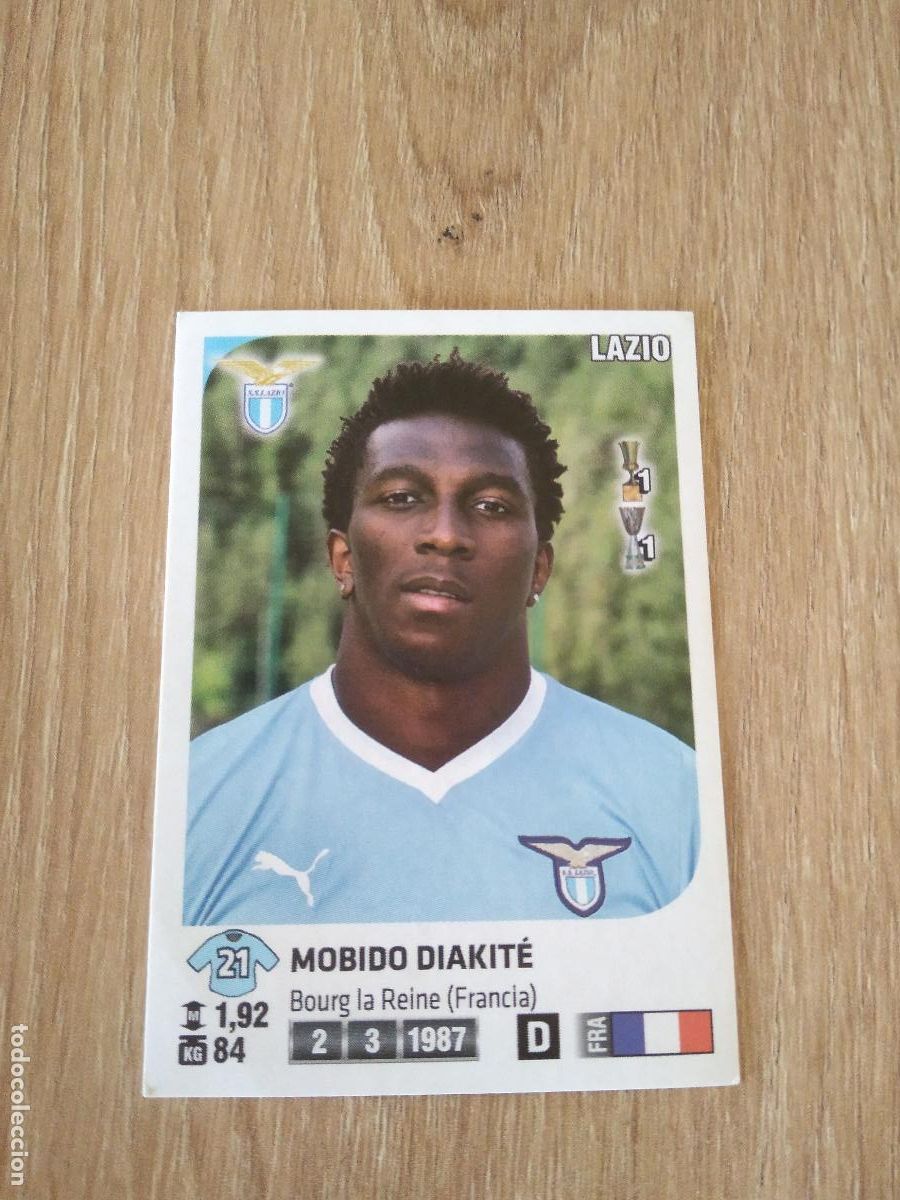 Cromos de f&uacute;tbol: 249 MOBIDO DIAKITE LAZIO CROMO FUTBOL PANINI LIGA ITALIA 2011-2012 CALCIATORI 11-12