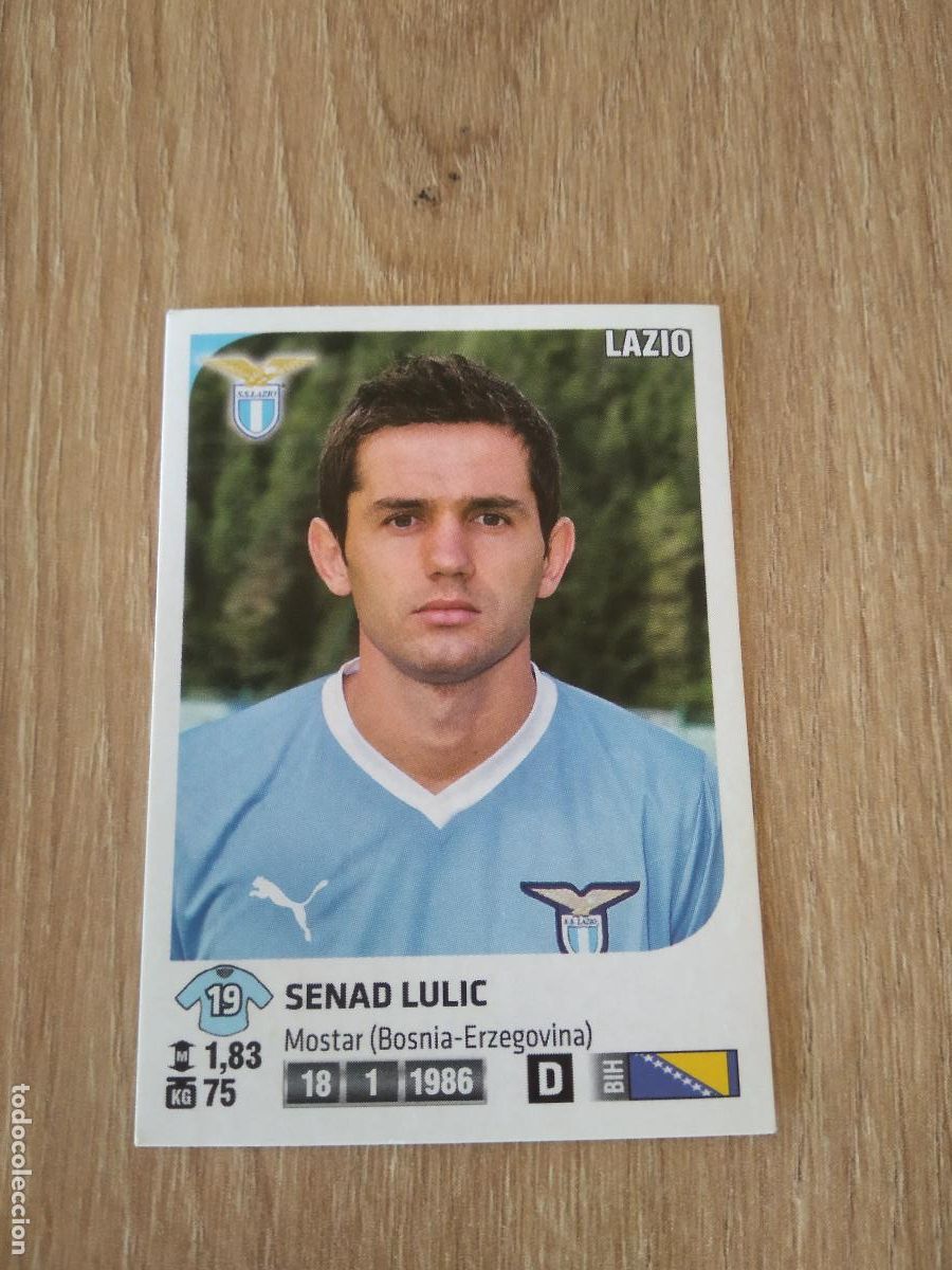 Cromos de f&uacute;tbol: 253 SENAD LULIC LAZIO CROMO FUTBOL PANINI LIGA ITALIA 2011-2012 CALCIATORI 11-12