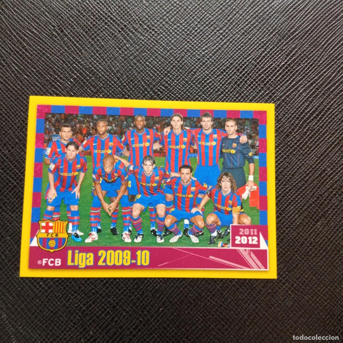 Cromos de f&uacute;tbol: 104 ALINACION MESSI BARCELONA PANINI COLECCION OFICIAL 2011 2012 CROMO 11 12 - SIN PEGAR - A48 PG29