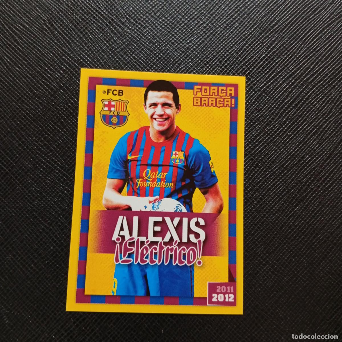 Cromos de f&uacute;tbol: 133 ALEXIS SANCHEZ BARCELONA PANINI COLECCION OFICIAL 2011 2012 CROMO 11 12 - SIN PEGAR - A48 PG29
