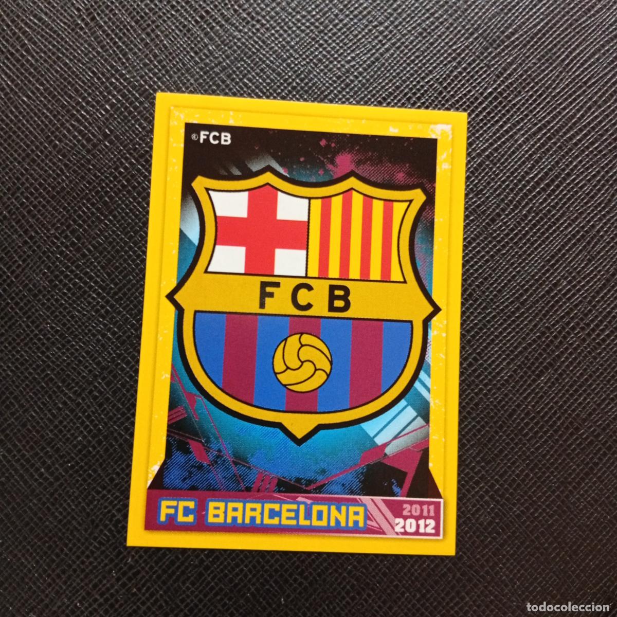Cromos de f&uacute;tbol: 1 ESCUDO BARCELONA PANINI COLECCION OFICIAL 2011 2012 CROMO 11 12 - SIN PEGAR - A48 PG29