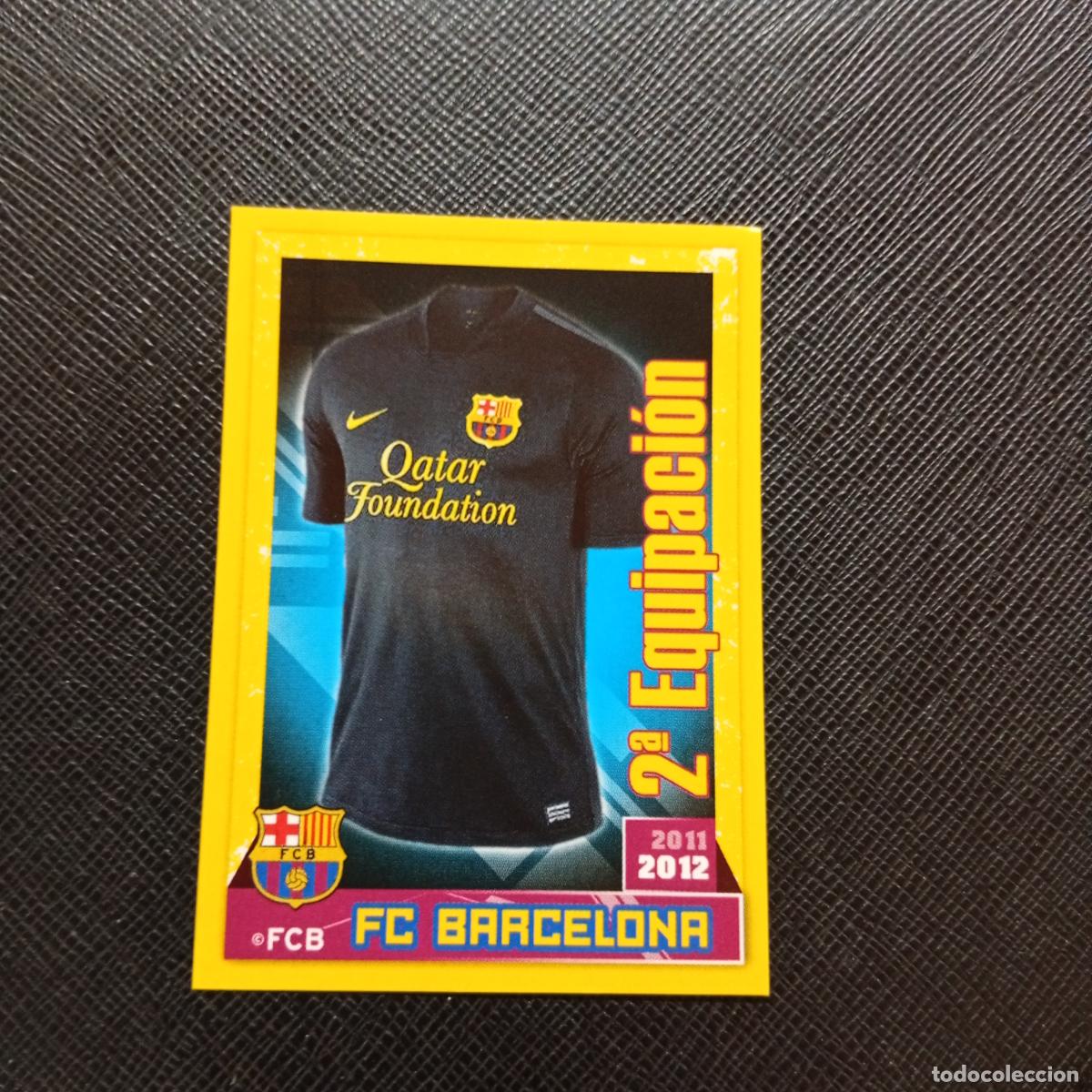 Cromos de f&uacute;tbol: 6 CAMISETA BARCELONA PANINI COLECCION OFICIAL 2011 2012 CROMO 11 12 - SIN PEGAR - A48 PG29