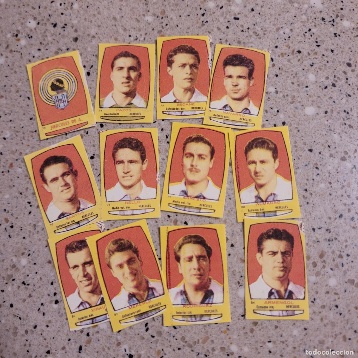 Cromos de f&uacute;tbol: HERCULES QUIPO COMPLETO FUTBOL CAMPEONES 1955 LEER COMENTARIOS