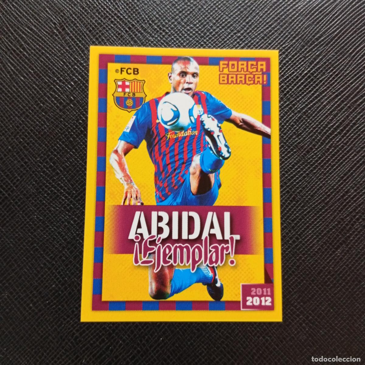 Cromos de f&uacute;tbol: 60 ABIDAL BARCELONA PANINI COLECCION OFICIAL 2011 2012 CROMO 11 12 - SIN PEGAR - A48 PG30