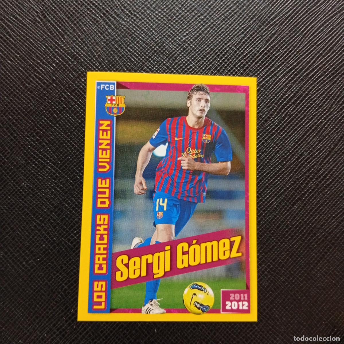 Cromos de f&uacute;tbol: 190 SERGI GOMEZ BARCELONA PANINI COLECCION OFICIAL 2011 2012 CROMO 11 12 - SIN PEGAR - A48 PG33