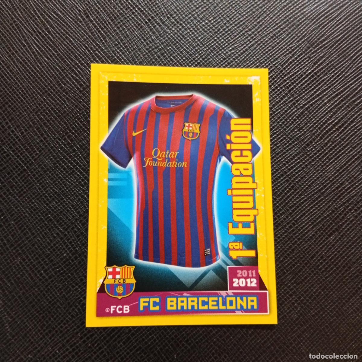 Cromos de f&uacute;tbol: 5 CAMISETA BARCELONA PANINI COLECCION OFICIAL 2011 2012 CROMO 11 12 - SIN PEGAR - A48 PG33