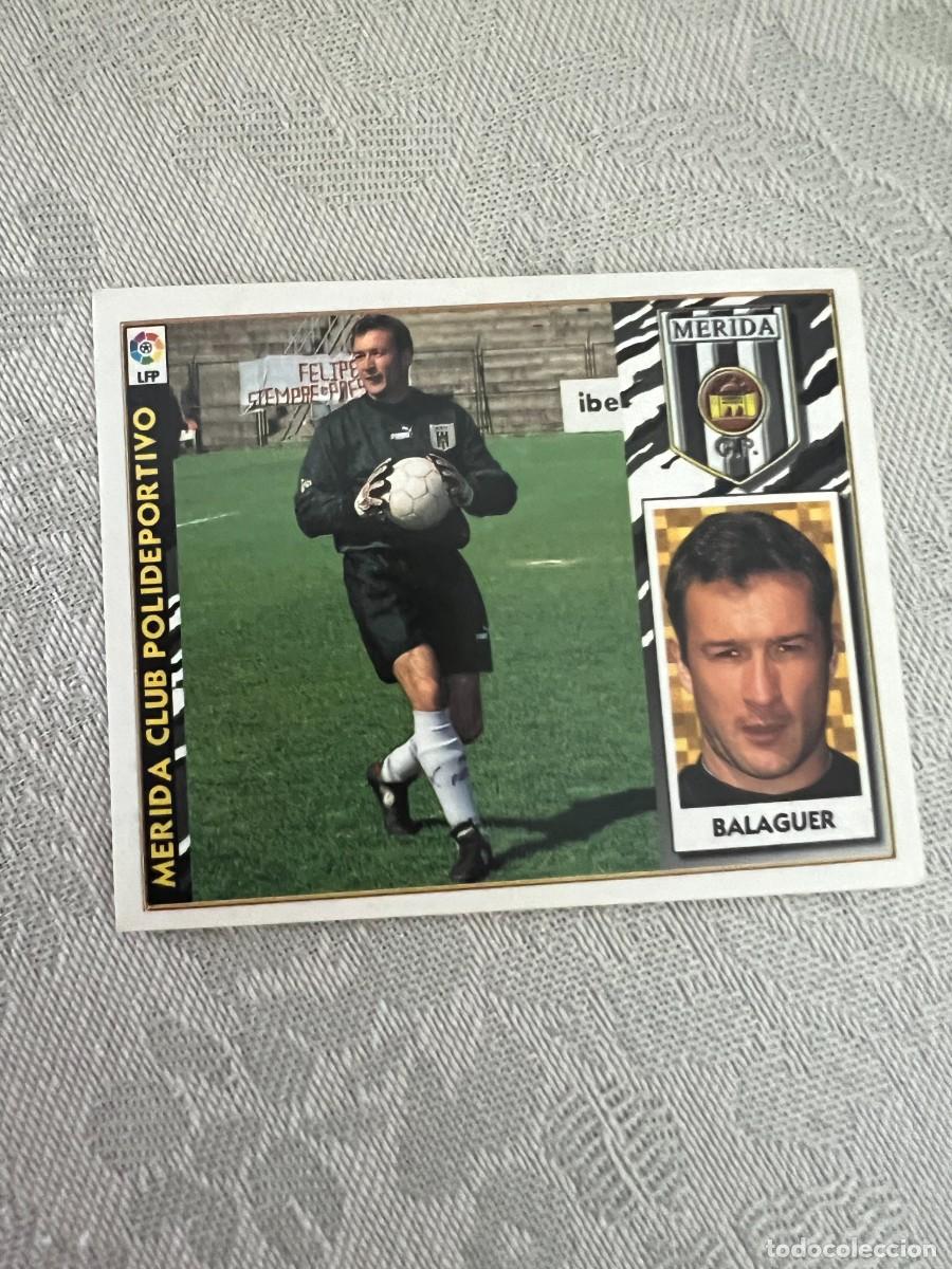 Fu&szlig;ball-Sticker: BALAGUER MERIDA BAJA SIN PEGAR EDICIONES ESTE 97 98 1997 1998