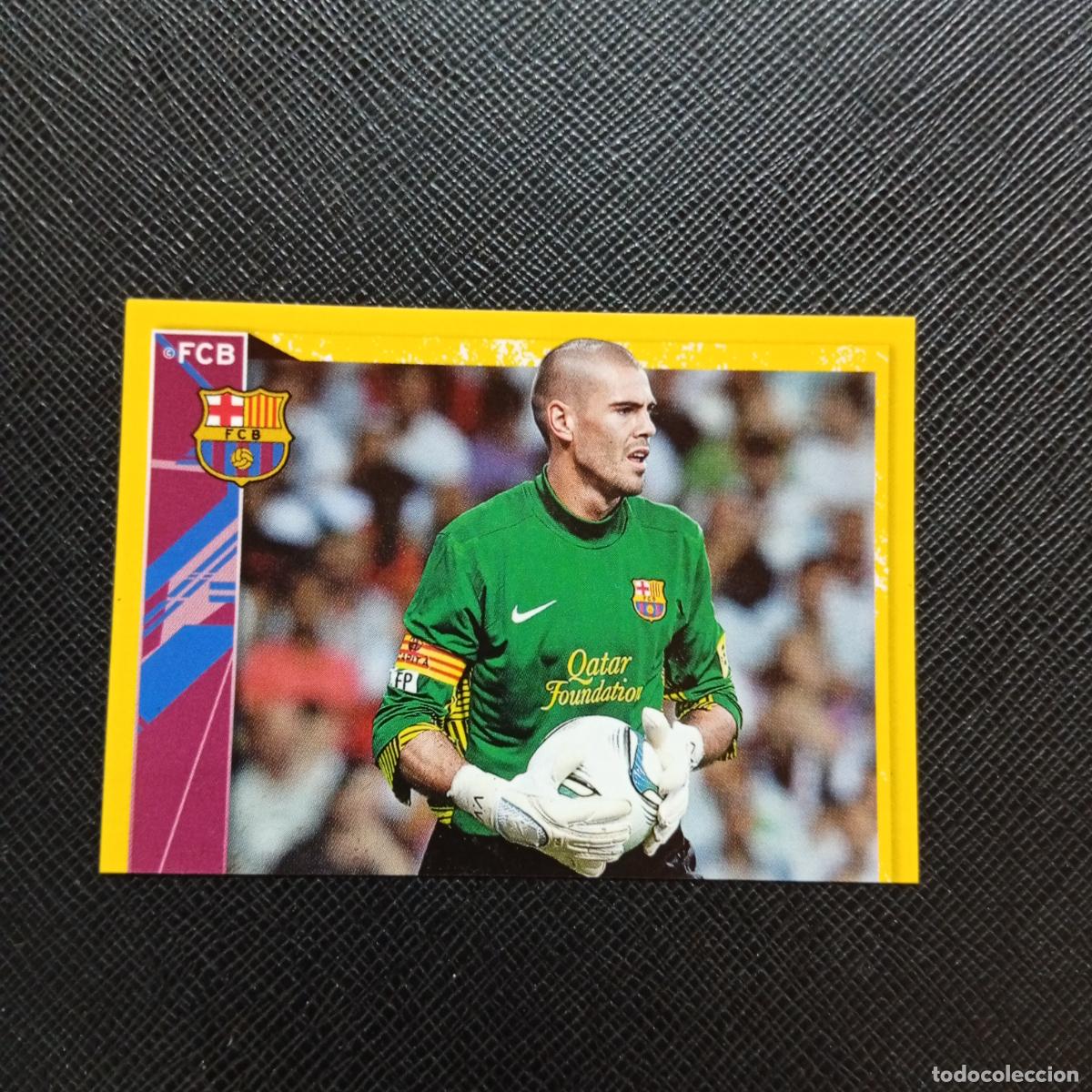Fu&szlig;ball-Sticker: 21 VICTOR VALDES BARCELONA PANINI COLECCION OFICIAL 2011 2012 CROMO 11 12 - SIN PEGAR - A48 PG37