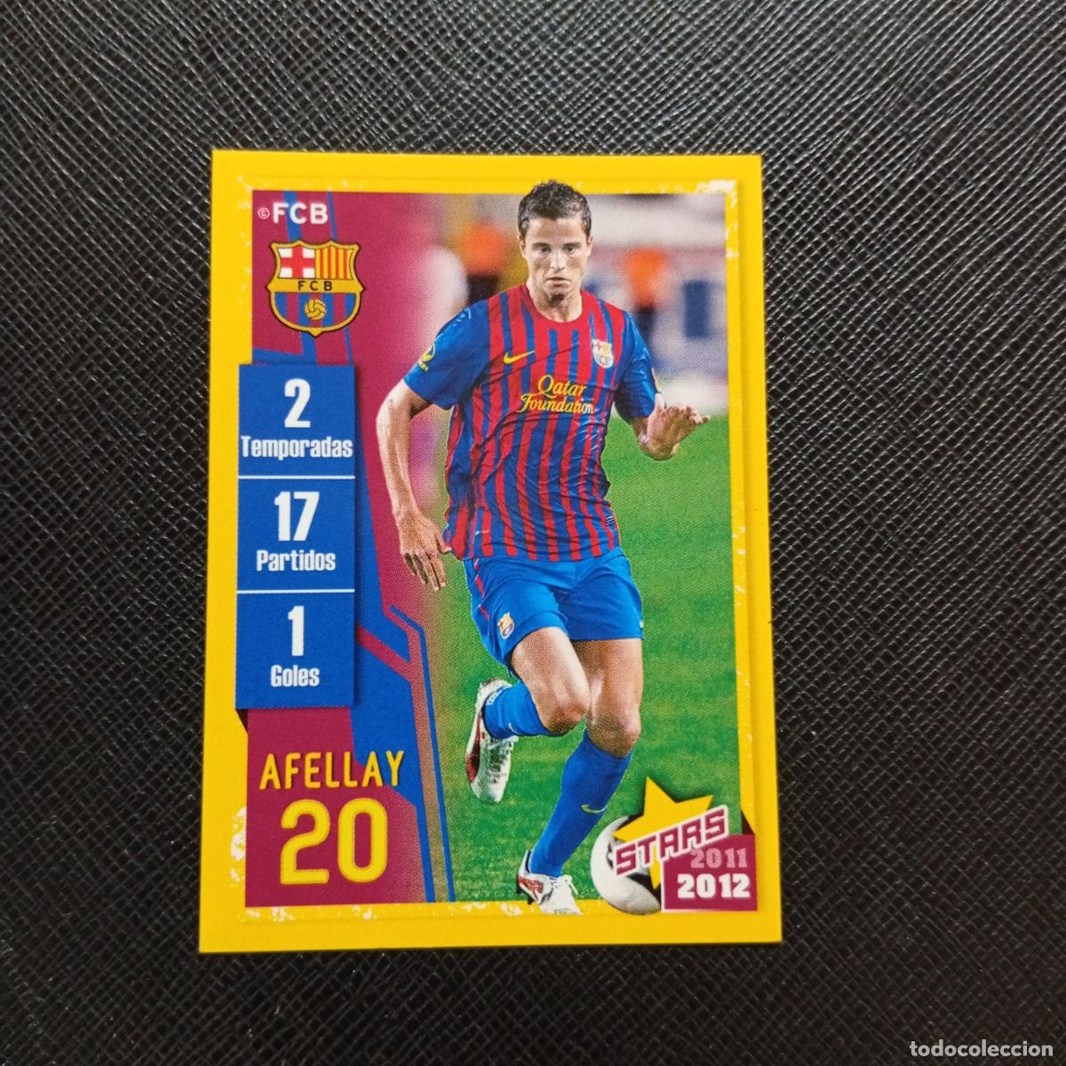 Fu&szlig;ball-Sticker: 162 AFELLAY BARCELONA PANINI COLECCION OFICIAL 2011 2012 CROMO 11 12 - SIN PEGAR - A48 PG37