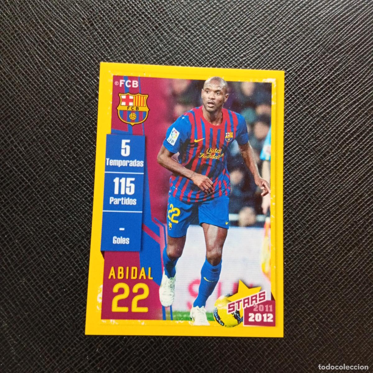 Cromos de f&uacute;tbol: 59 ABIDAL BARCELONA PANINI COLECCION OFICIAL 2011 2012 CROMO 11 12 - SIN PEGAR - A48 PG37