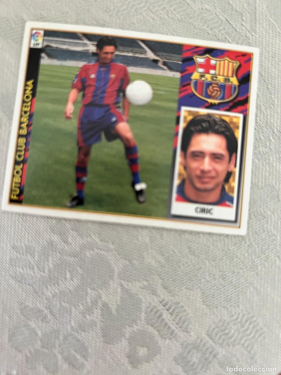 Cromos de f&uacute;tbol: CIRIC F. C. BARCELONA COLOCA SIN PEGAR EDICIONES ESTE 97 98 1997 1998