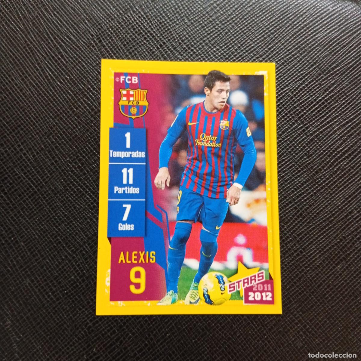Cromos de f&uacute;tbol: 132 ALEXIS SANCHEZ BARCELONA PANINI COLECCION OFICIAL 2011 2012 CROMO 11 12 - SIN PEGAR - A48 PG38