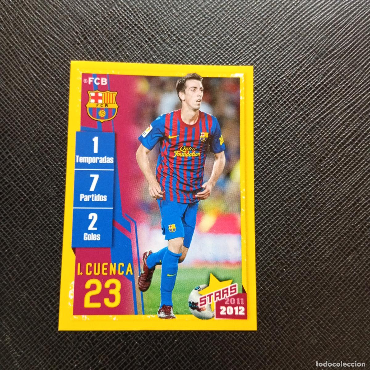 Cromos de f&uacute;tbol: 168 CUENCA BARCELONA PANINI COLECCION OFICIAL 2011 2012 CROMO 11 12 - SIN PEGAR - A48 PG42