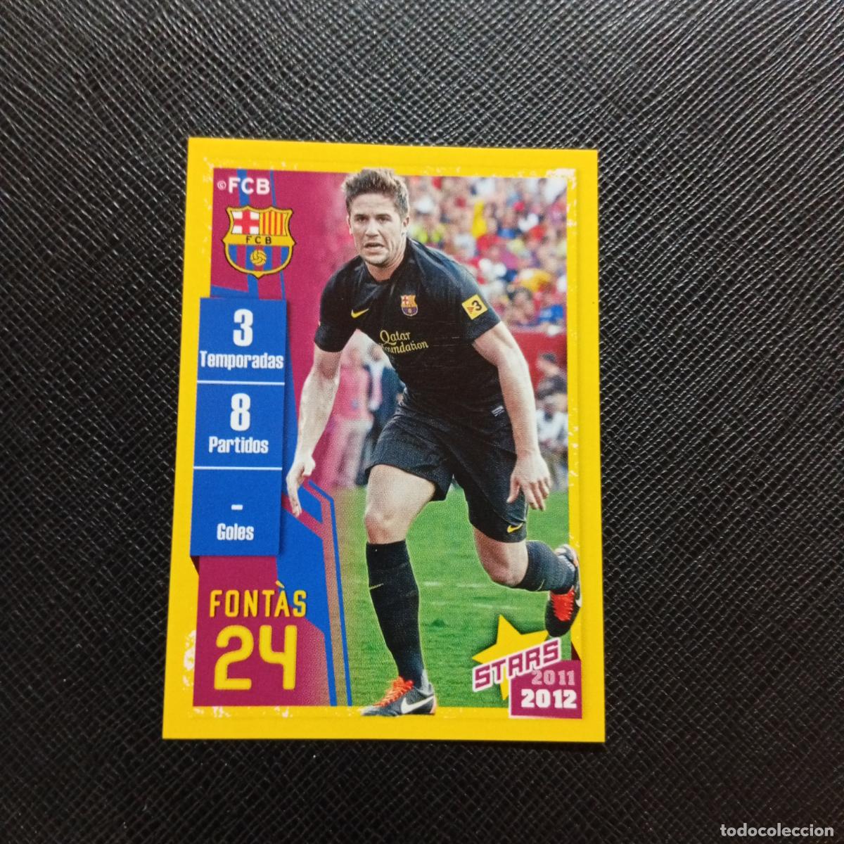 Cromos de f&uacute;tbol: 53 FONTAS BARCELONA PANINI COLECCION OFICIAL 2011 2012 CROMO 11 12 - SIN PEGAR - A48 PG48