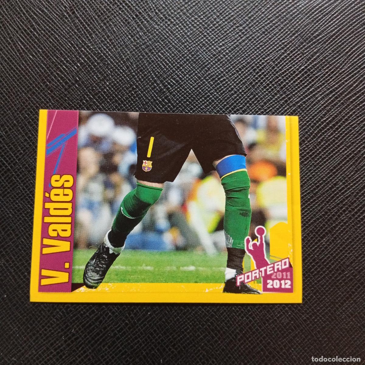 Cromos de f&uacute;tbol: 22 VICTOR VALDES BARCELONA PANINI COLECCION OFICIAL 2011 2012 CROMO 11 12 - SIN PEGAR - A48 PG48