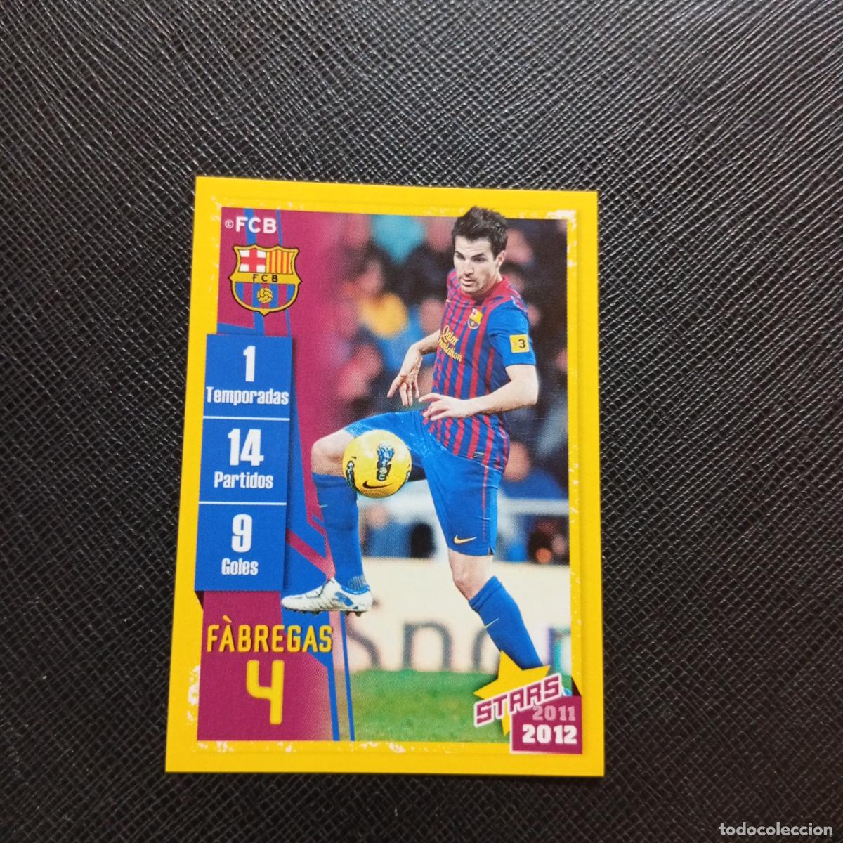 Cromos de f&uacute;tbol: 95 CESC FABREGAS BARCELONA PANINI COLECCION OFICIAL 2011 2012 CROMO 11 12 - SIN PEGAR - A48 PG49