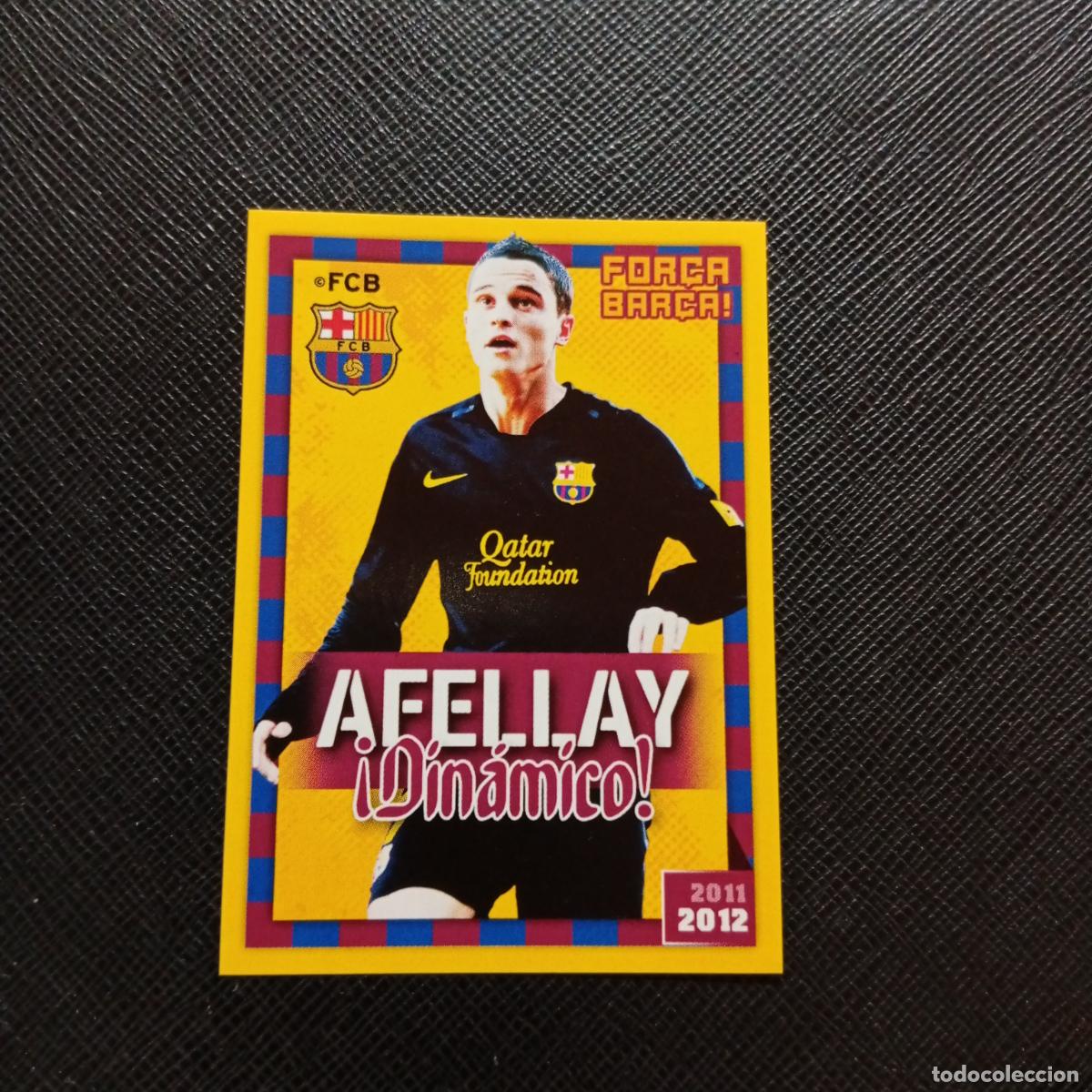 Cromos de f&uacute;tbol: 163 AFELLAY BARCELONA PANINI COLECCION OFICIAL 2011 2012 CROMO 11 12 - SIN PEGAR - A48 PG49