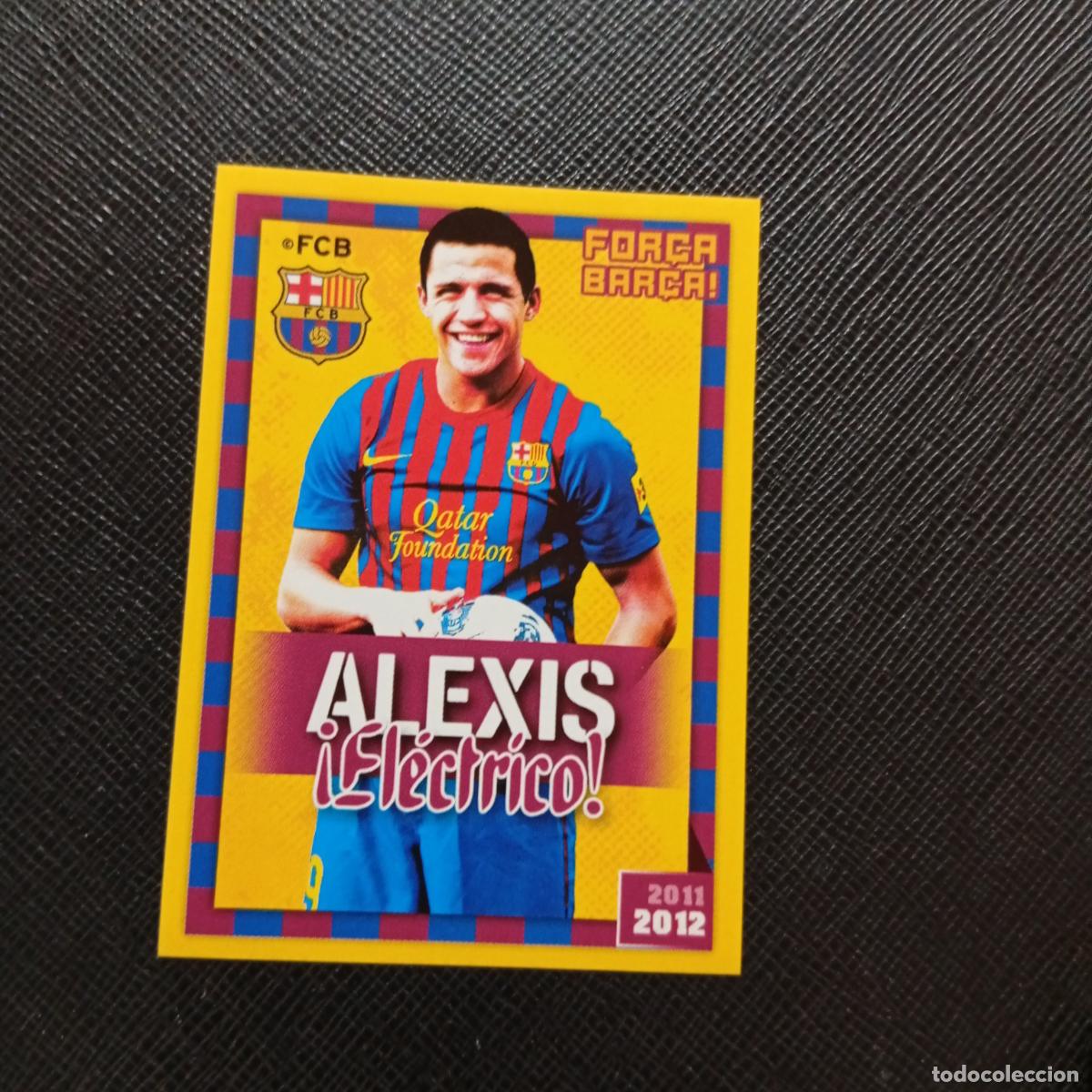 Cromos de f&uacute;tbol: 133 ALEXIS SANCHEZ BARCELONA PANINI COLECCION OFICIAL 2011 2012 CROMO 11 12 - SIN PEGAR - A48 PG51