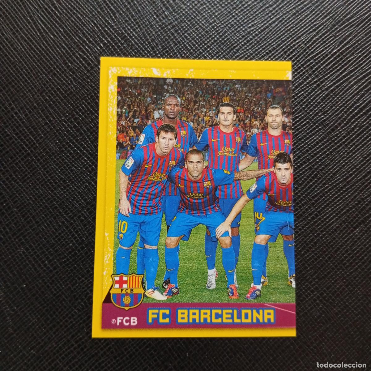 Cromos de f&uacute;tbol: 10 MESSI ALINEACION BARCELONA PANINI COLECCION OFICIAL 2011 2012 CROMO 11 12 - SIN PEGAR - A48 PG51