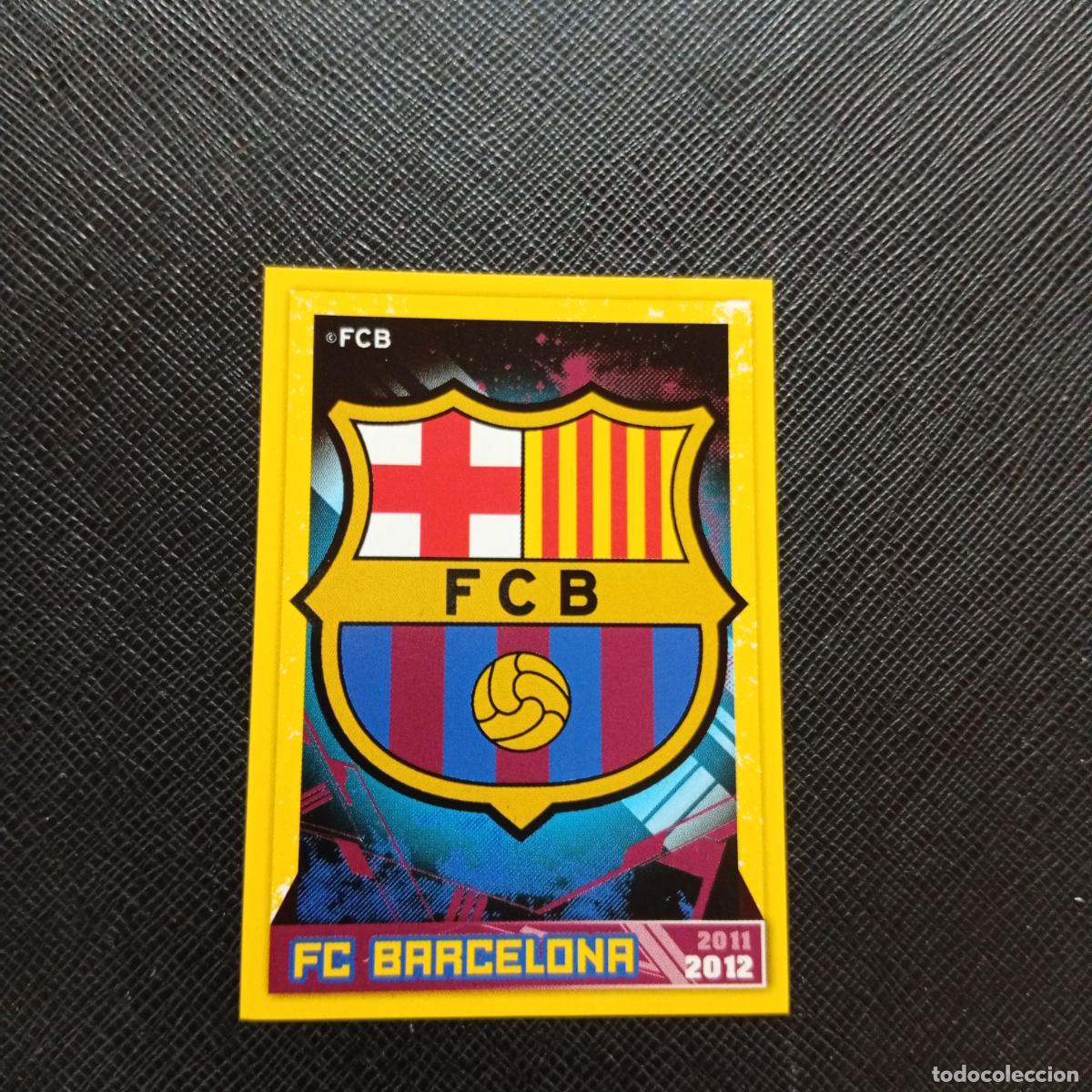 Cromos de f&uacute;tbol: 1 ESCUDO BARCELONA PANINI COLECCION OFICIAL 2011 2012 CROMO 11 12 - SIN PEGAR - A48 PG52