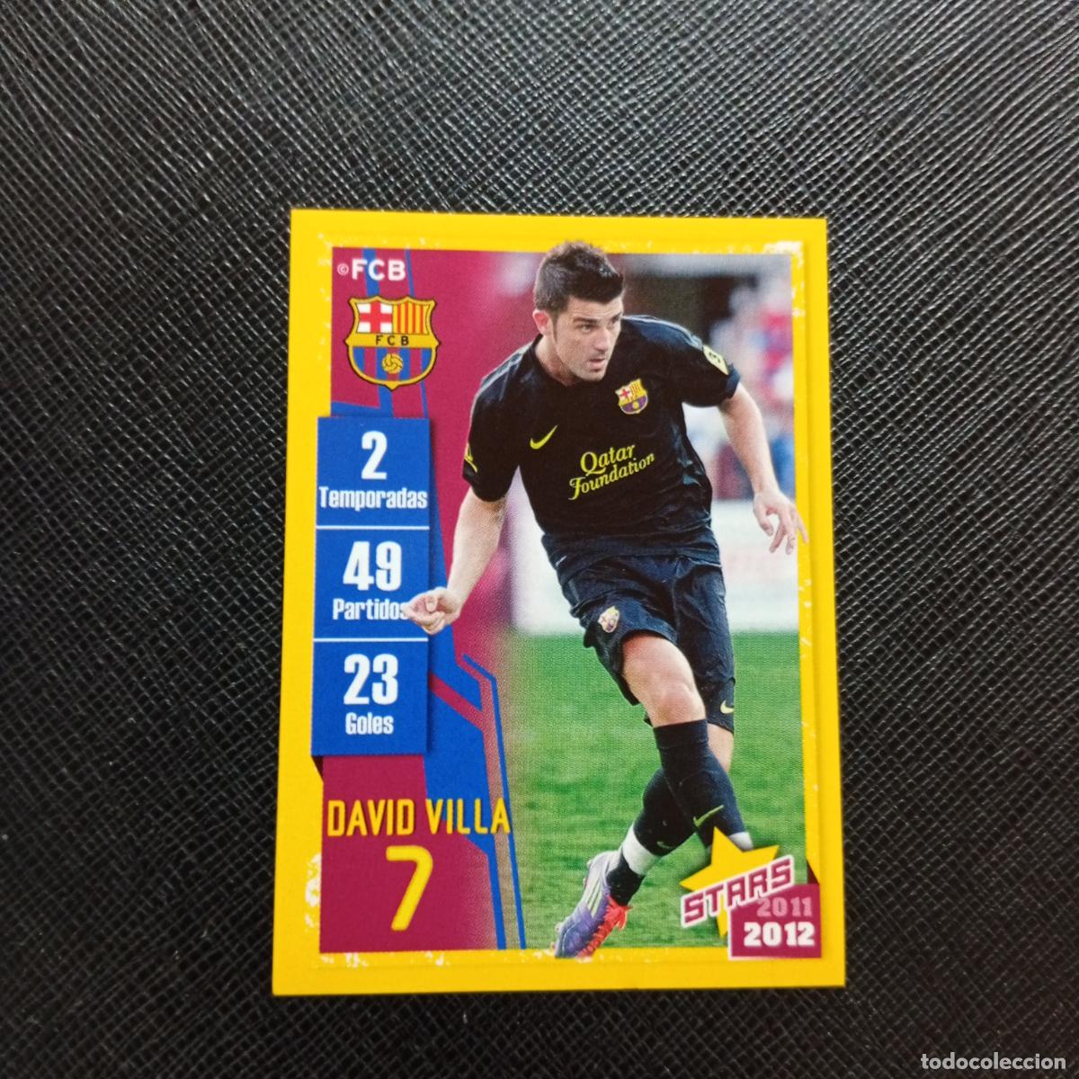Cromos de f&uacute;tbol: 150 VILLA BARCELONA PANINI COLECCION OFICIAL 2011 2012 CROMO 11 12 - SIN PEGAR - A48 PG52