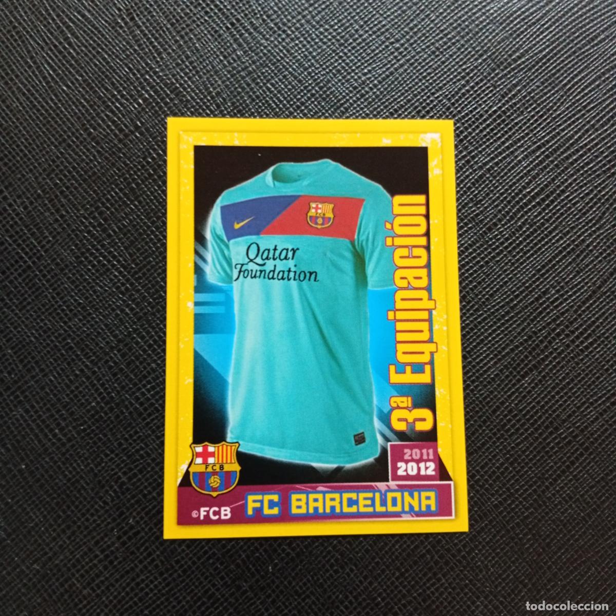 Cromos de f&uacute;tbol: 7 CAMISETA BARCELONA PANINI COLECCION OFICIAL 2011 2012 CROMO 11 12 - SIN PEGAR - A48 PG53