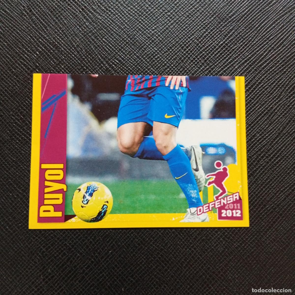 Cromos de f&uacute;tbol: 46 PUYOL BARCELONA PANINI COLECCION OFICIAL 2011 2012 CROMO 11 12 - SIN PEGAR - A48 PG56