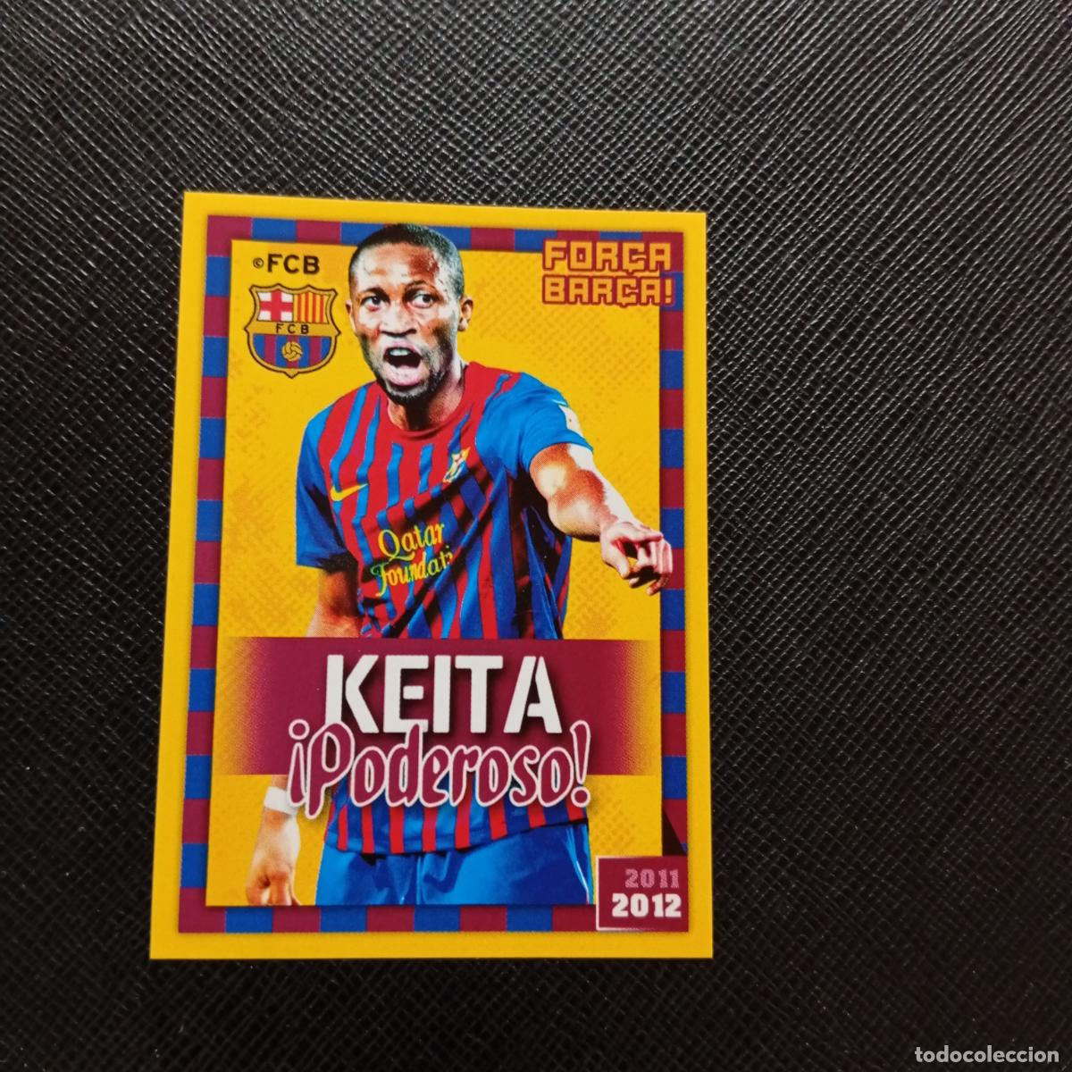 Football Stickers: 84 KEITA BARCELONA PANINI COLECCION OFICIAL 2011 2012 CROMO 11 12 - SIN PEGAR - A155 PG1