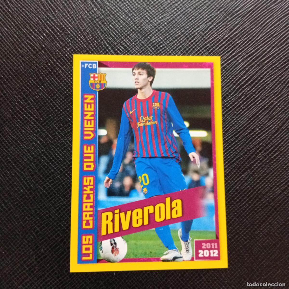 Fu&szlig;ball-Sticker: 193 RIVEROLA BARCELONA PANINI COLECCION OFICIAL 2011 2012 CROMO 11 12 - SIN PEGAR - A155 PG1