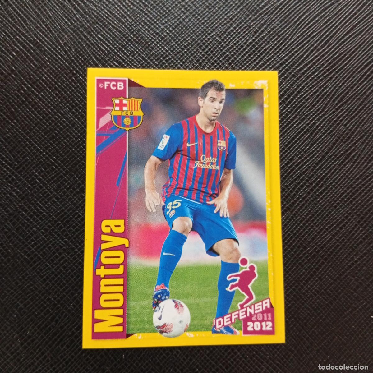 Cromos de f&uacute;tbol: 172 MONTOYA BARCELONA PANINI COLECCION OFICIAL 2011 2012 CROMO 11 12 - SIN PEGAR - A155 PG1