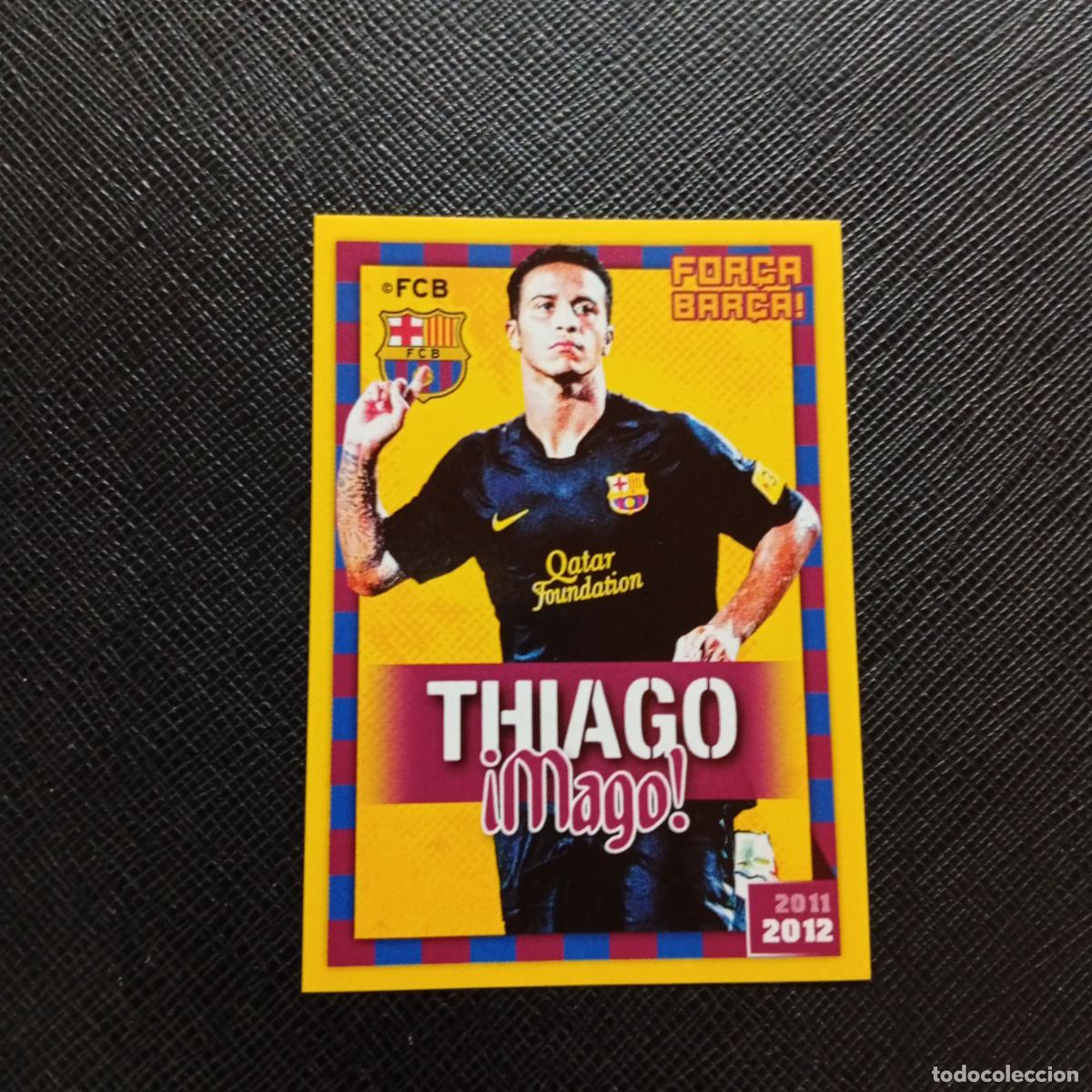 Cromos de f&uacute;tbol: 90 THIAGO ALCANTARA BARCELONA PANINI COLECCION OFICIAL 2011 2012 CROMO 11 12 - SIN PEGAR - A155 PG2