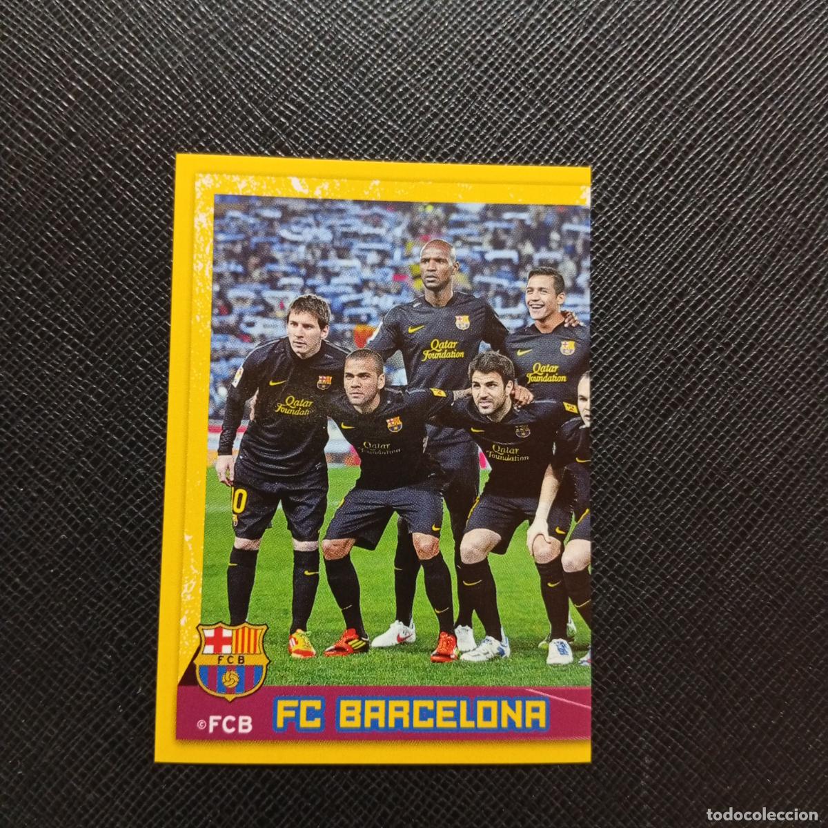 Cromos de f&uacute;tbol: 12 MESSI ALINEACION BARCELONA PANINI COLECCION OFICIAL 2011 2012 CROMO 11 12 - SIN PEGAR - A155 PG2