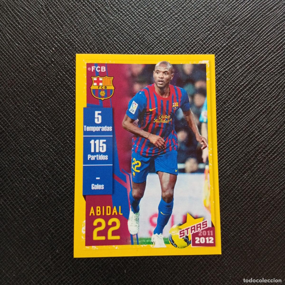 Cromos de f&uacute;tbol: 59 ABIDAL BARCELONA PANINI COLECCION OFICIAL 2011 2012 CROMO 11 12 - SIN PEGAR - A155 PG2